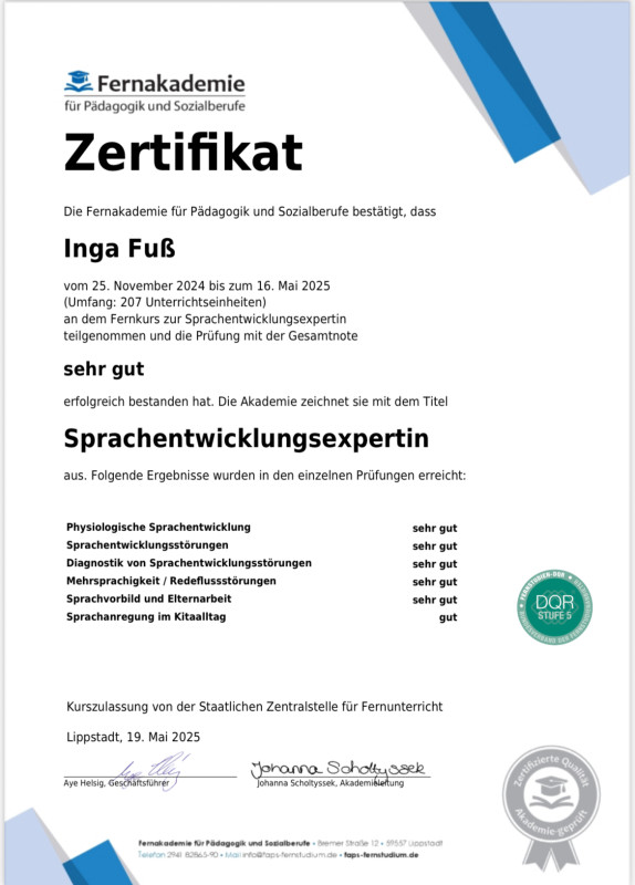 Zertifikat